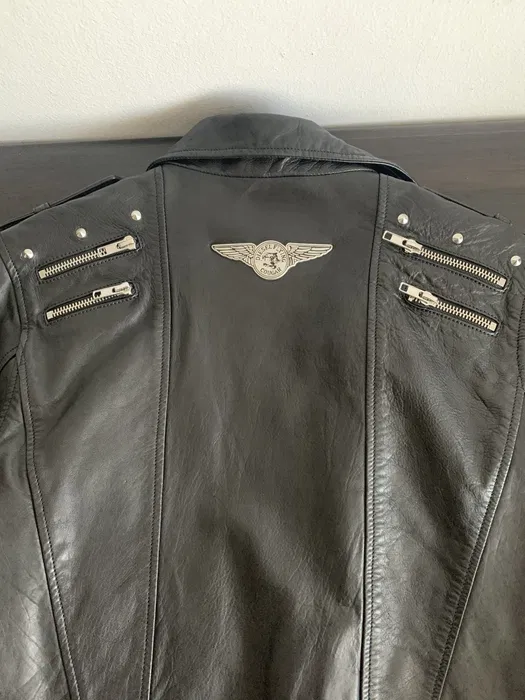 DIESEL leather biker jacket, size 